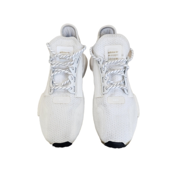 ADIDAS NMD R1 V2 Gold Boost Running Lace Stretch Sneakers White, US Men's 7.5 - Picture 3 of 11